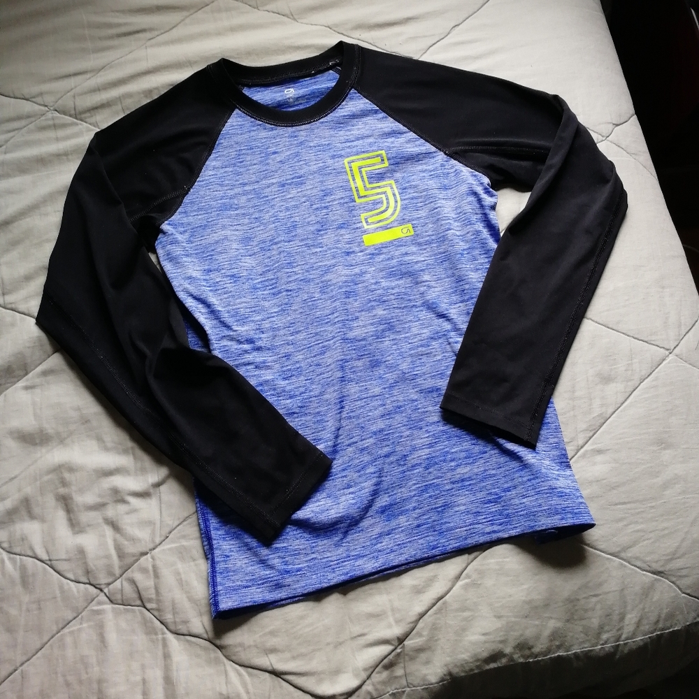 Gap Kids Gap Fit Dry Baseball Tee Long Sleeve Large Boys